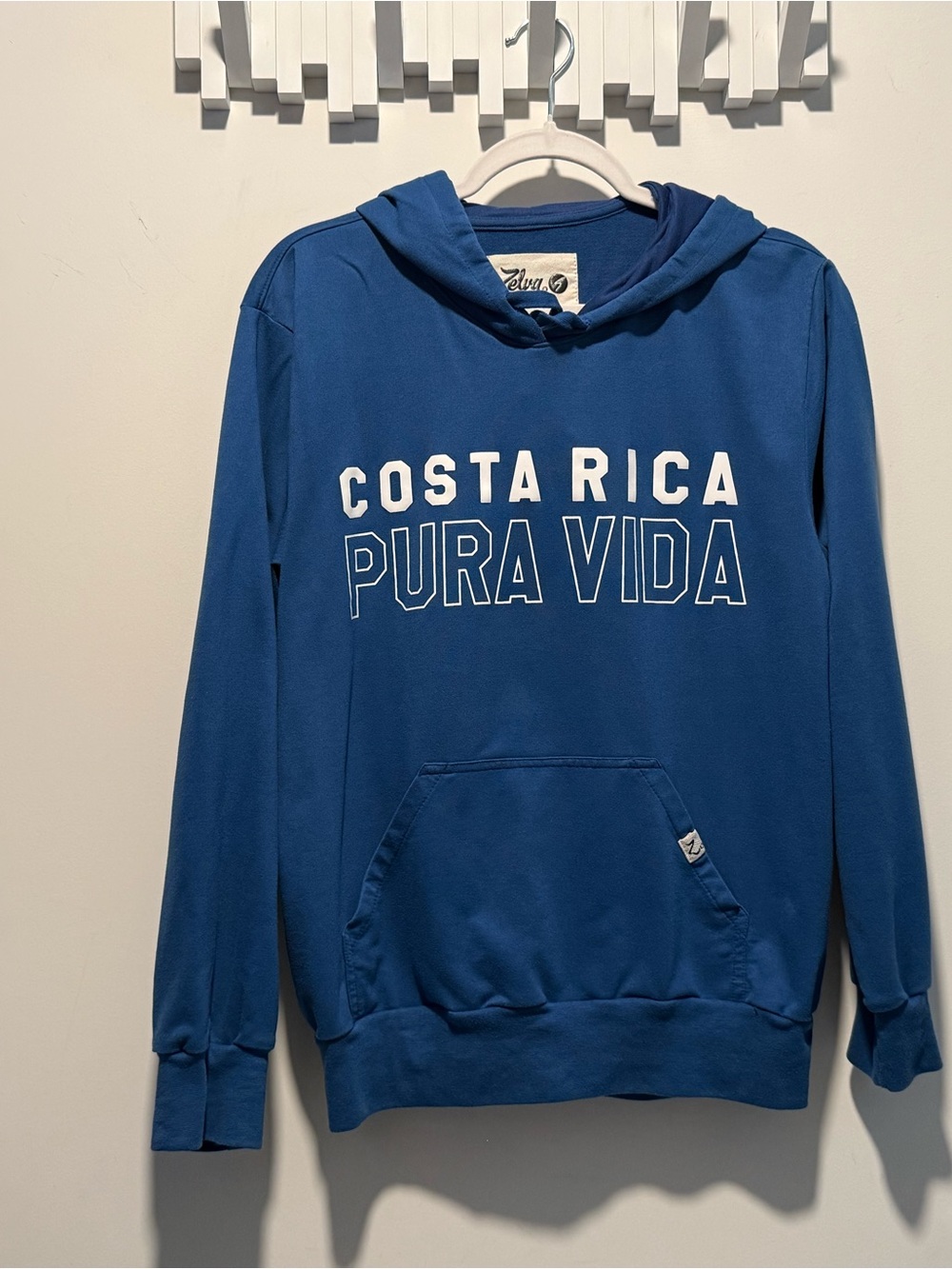 Costa Rica Pura Vida Blue Hoodie